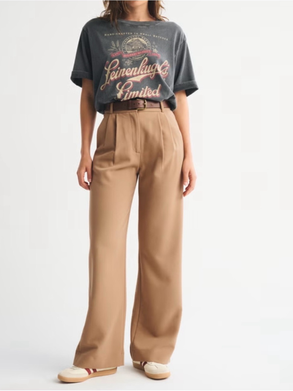 Abercrombie & Fitch Women's Pleated Wide-Leg Track Pants size 26
